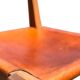 Chair S24 Pierre Chapo - Solid Elm & Cognac Leather Brutalist