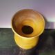Vase ancien grès marron beige décor ciselé col corolle déco vintage