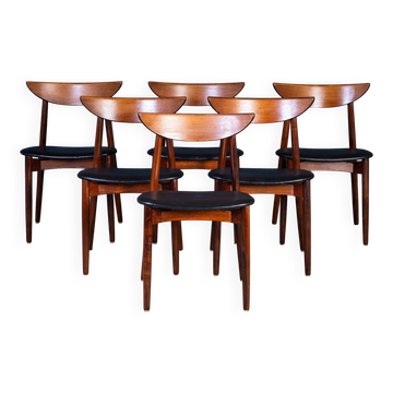 Vintage Rosewood Chairs by Kurt Østervig for KP Furniture, Denmark, 1960s, Set of 6