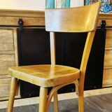 Series of 10 mismatched bistro chairs