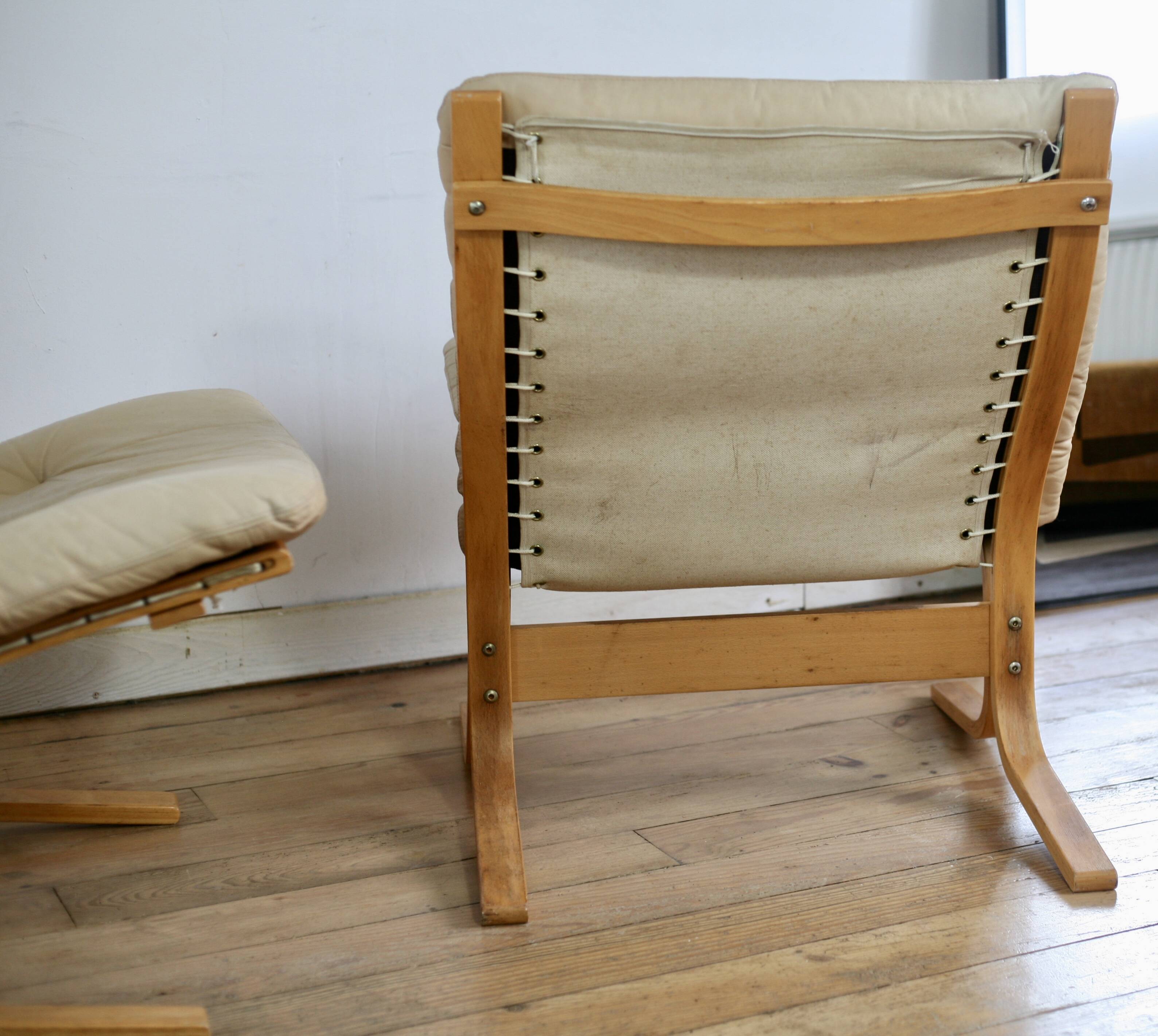 Pair of Siesta armchairs, Ingmar Relling, Westnofa, Norway, 1970s