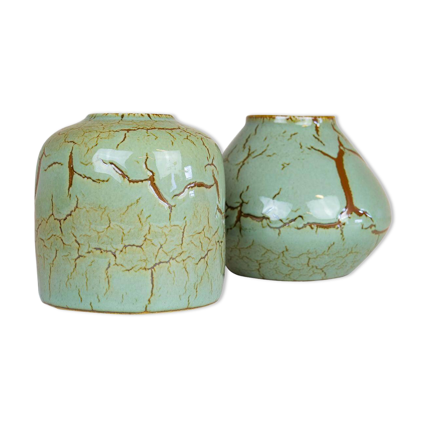 Unique pieces in modern mid-century ceramics by Carl-Harry Stålhane, Rörstrand, Sweden.