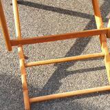 Deck chair, Chilean vintage orange tone