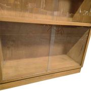 Mini étagère/vitrine/bibliothèque vintage en bois