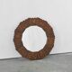 Miroir mi-siècle en bois sculpté années 1960