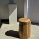 Table d'appoint ou tabouret circulaire en suar H51 D35