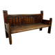 Antique Spanish Oak Bench – Traditional Pegged Construction