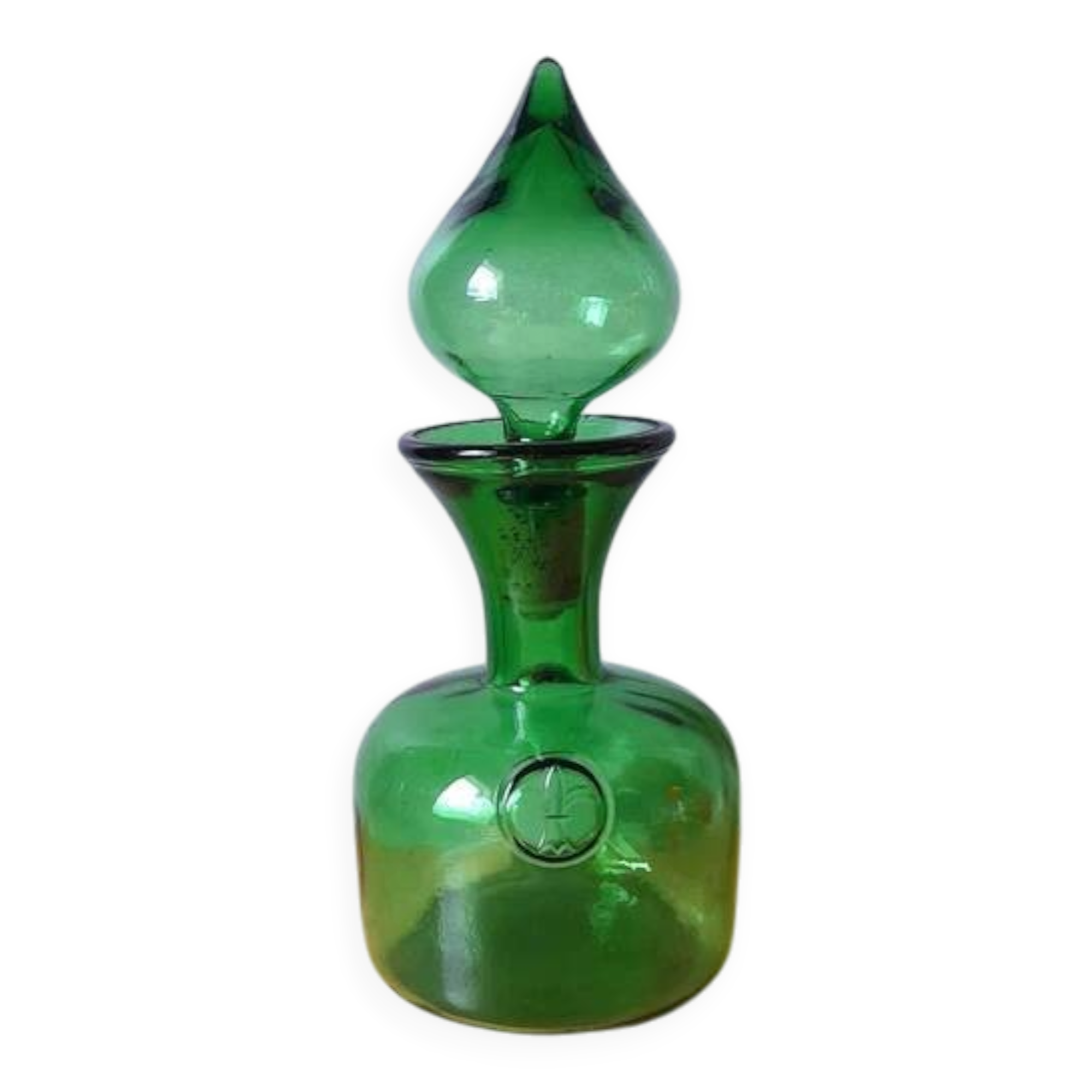 Carafe en verre Empoli 1970