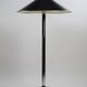 Ateljé Lyktan floor lamp with rare oversized custom shade – Sweden, 1970s