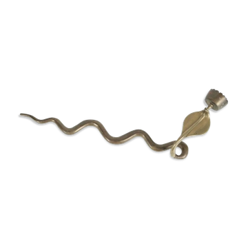 Applique Cobra en bronze années 1960