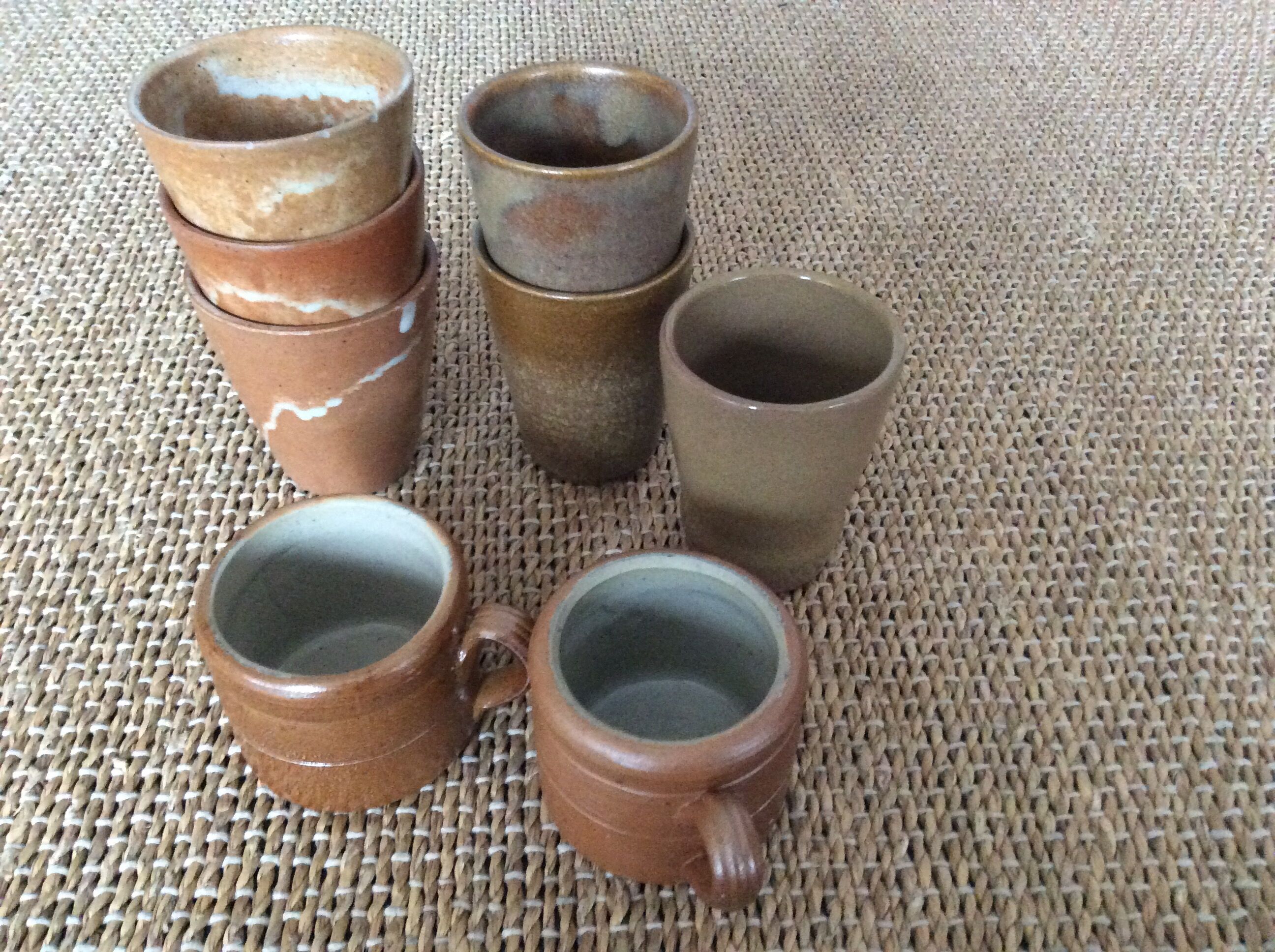 Set of coffee cups