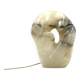 Sculptural alabaster table lamp, France 1980s