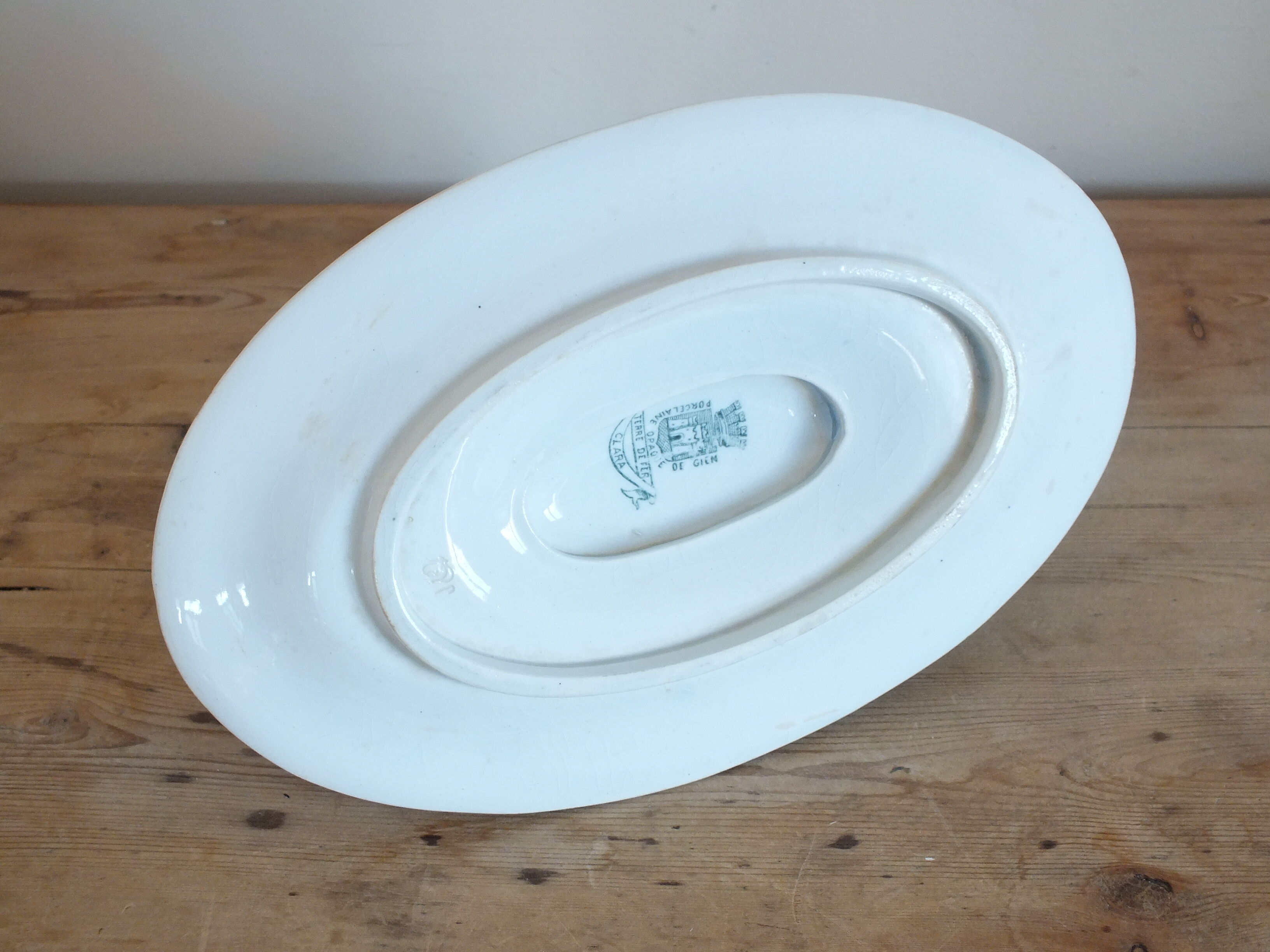 Saucière en Terre de Fer Gien service Clara