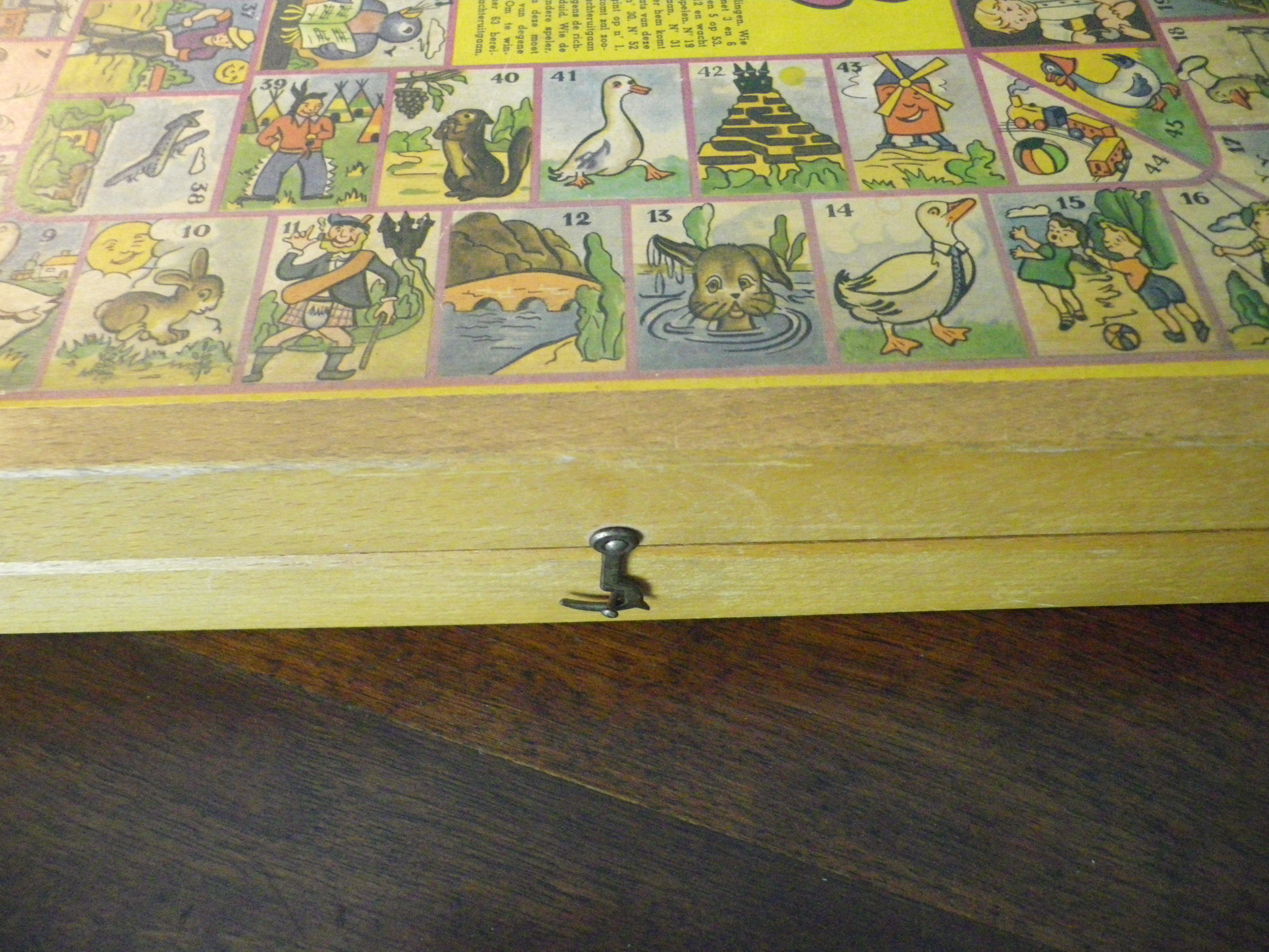 Malette en bois de 3 jeux vintage