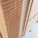 Rattan cabinet cabinet