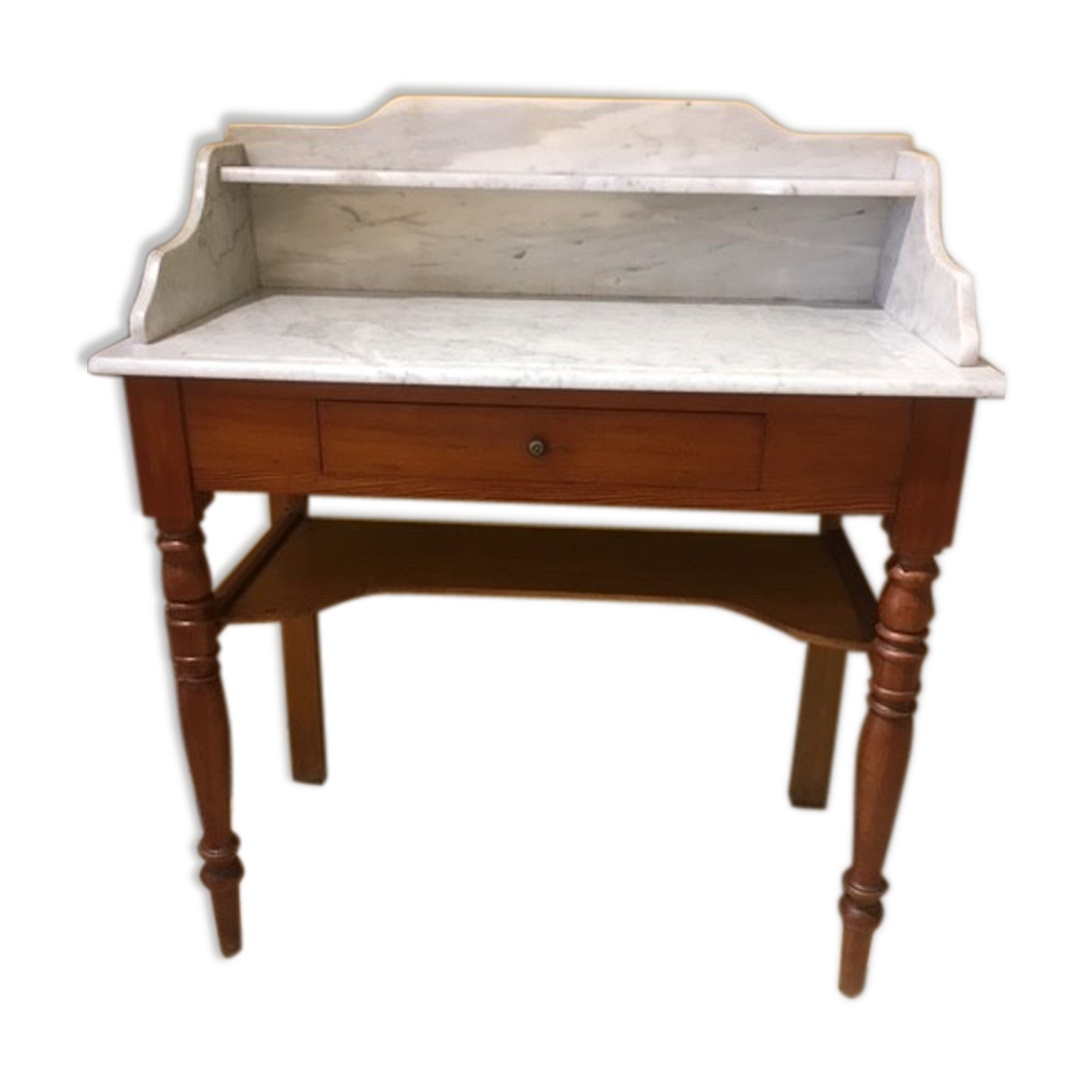 Marble tray pine toilet Cabinet