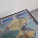 Vintage stained glass coffee table 1960