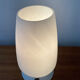 Small touch lamp in opaline from the 1980s.