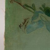 Pair of roses paintings-circa 1900