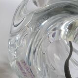 Joseph Bleichner crystal lamp base, modernist design, 1960s