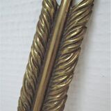 Pair of bronze crossed arrow wall lights Lucien Gau