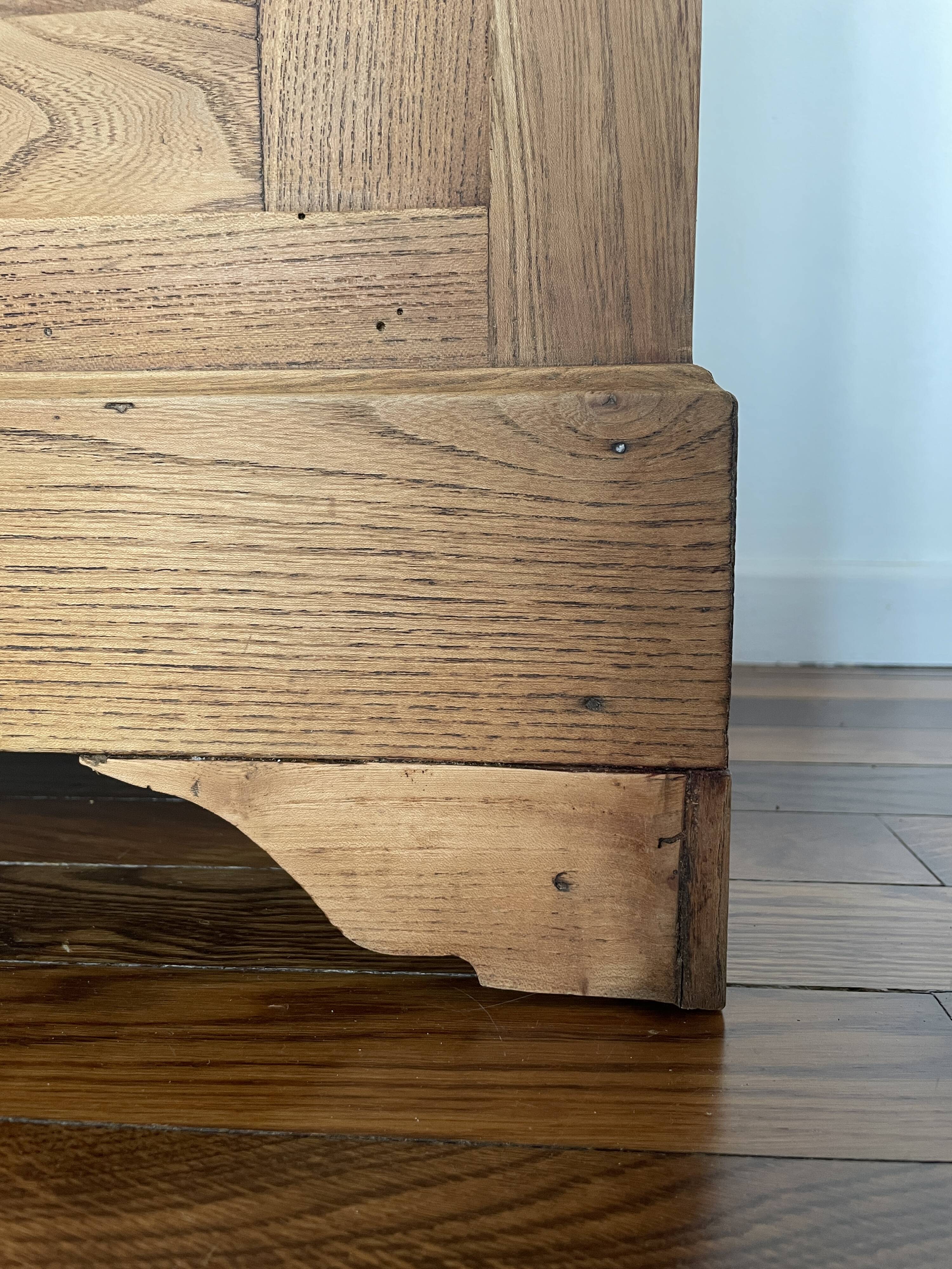 Rustic Buffet Raw Wood