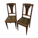 Lot of 2 chairs board style