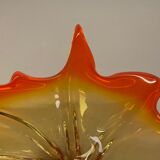 1,9kg Murano Glass "Centerpiece" 50cm Bowl Shell Element Murano, Italy, 1970