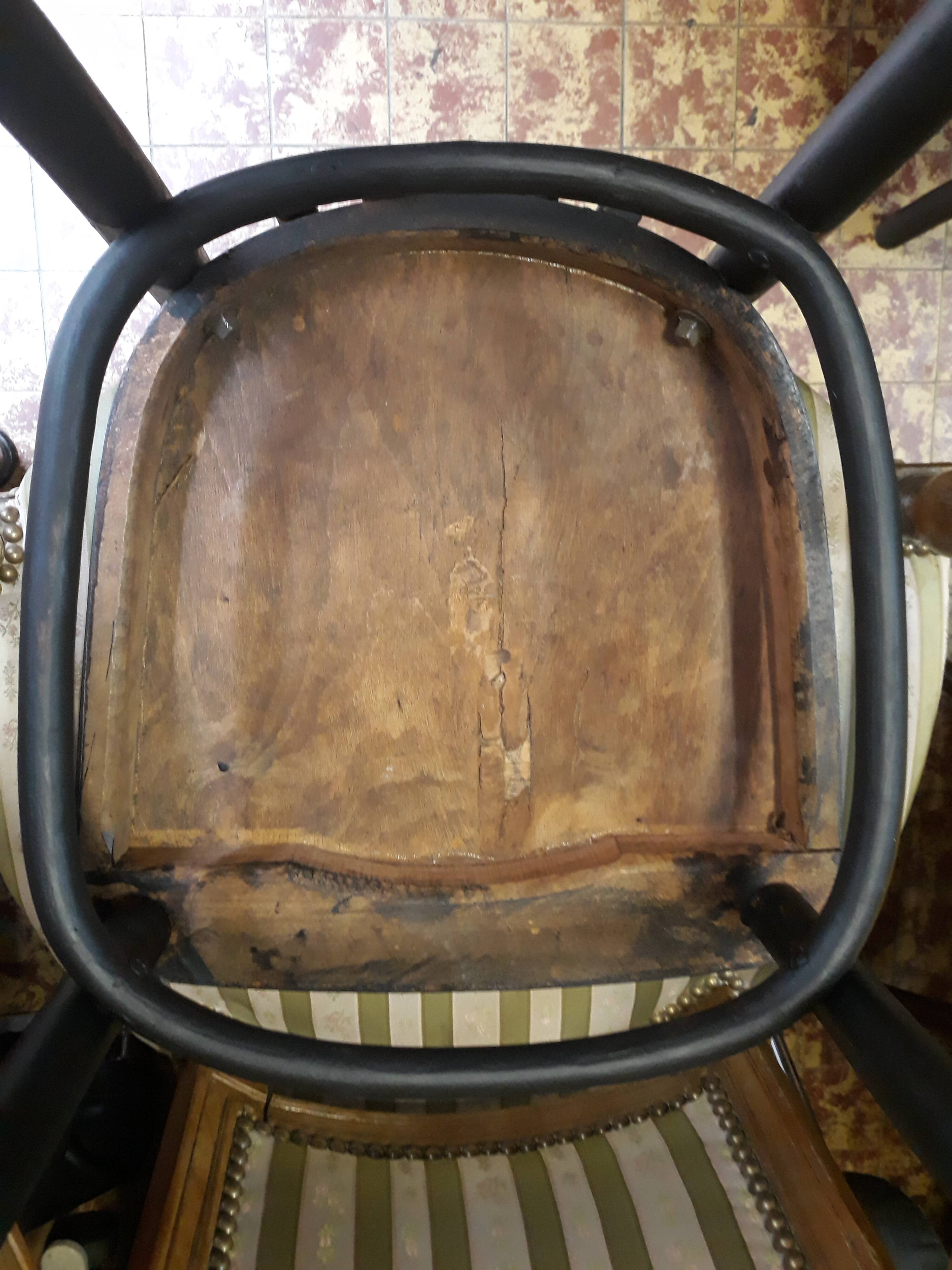 Pair of vintage bistro chairs