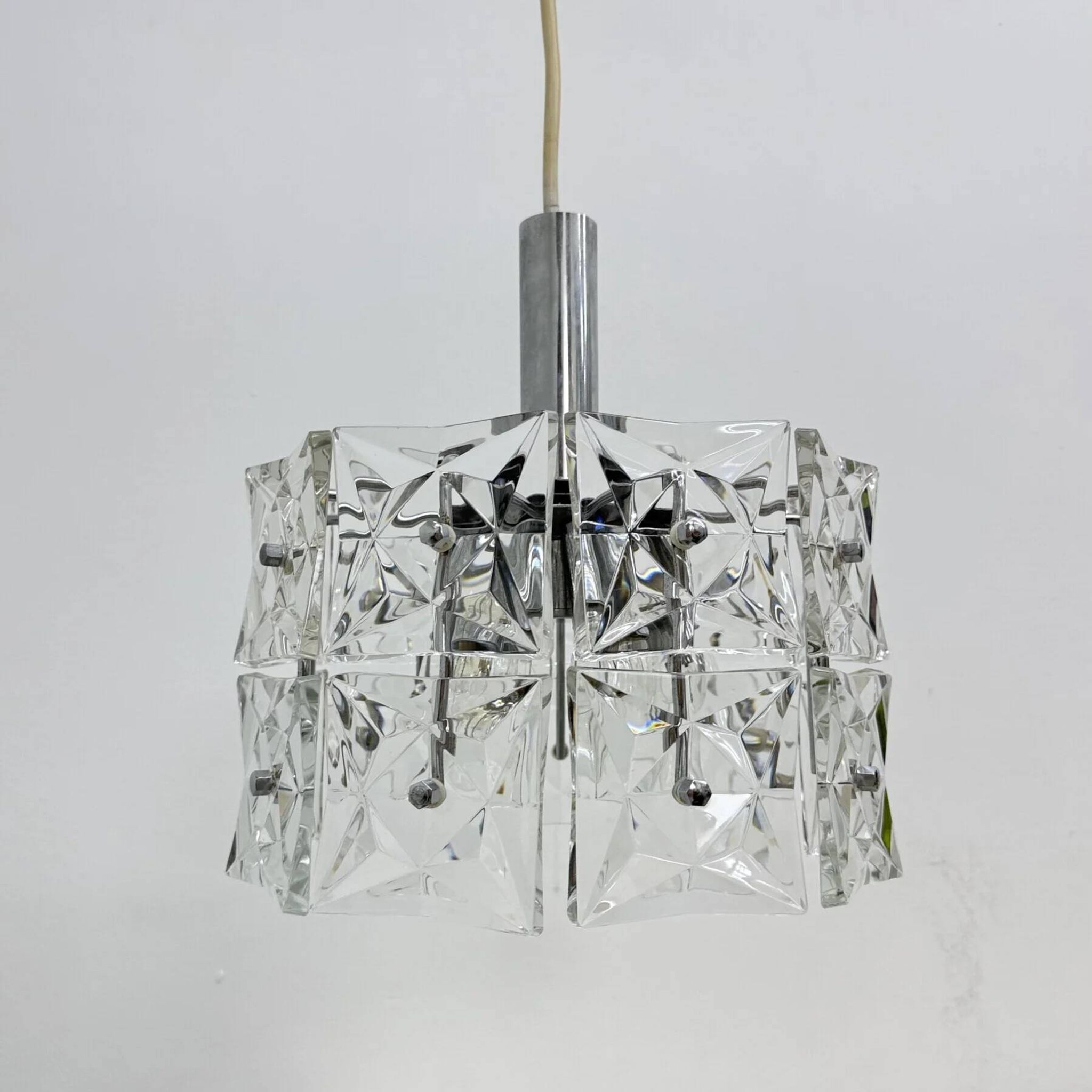 Mid-century design Kinkeldey hanging lamp, 1970s
