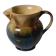 Vintage 1970s glazed ceramic pitcher - Handmade French water jug - Decorative vase in wabi-sabi style for the kitchen