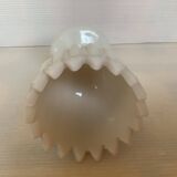 Baguier calice opaline perlée