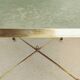 Neoclassical coffee table 1960 gilded brass
