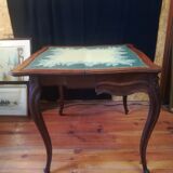 Table à jeu style Louis XV en noyer