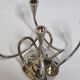 Chandelier Driade Matthew Boulton II 5 lights in metal attributed to Borek Sipek