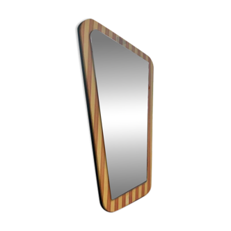 Vintage asymmetrical mirror from the 50s