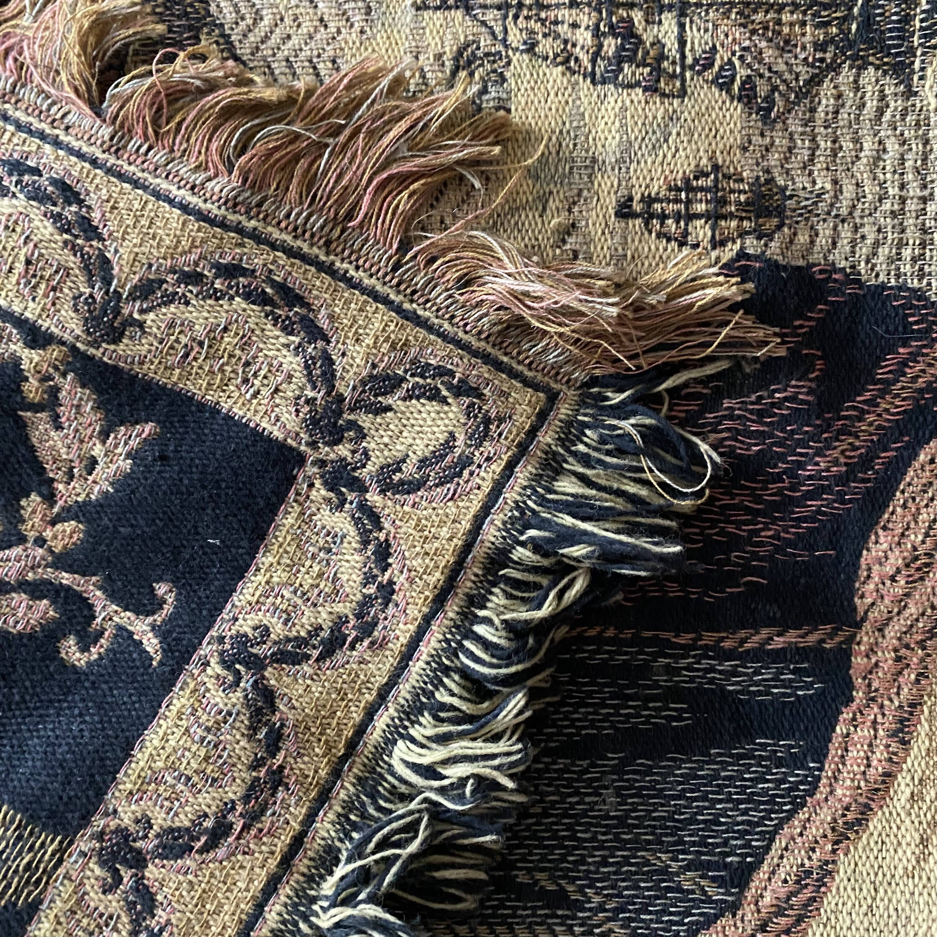 Antique tapestry, maritime allegory