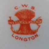 Service in english porcelain