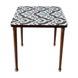 Vintage side table, plant door