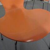 Danish 3107 Chairs by Arne Jacobsen for Fritz Hansen, 1994, Set of 2