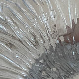 Pair of Luminarc glass candlesticks