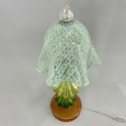 Lampe de table italienne en verre de murano faite à la main