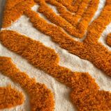 Handmade pure wool Moroccan rug size 1.4/2.6 m