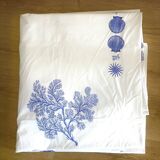 Old linen tablecloth