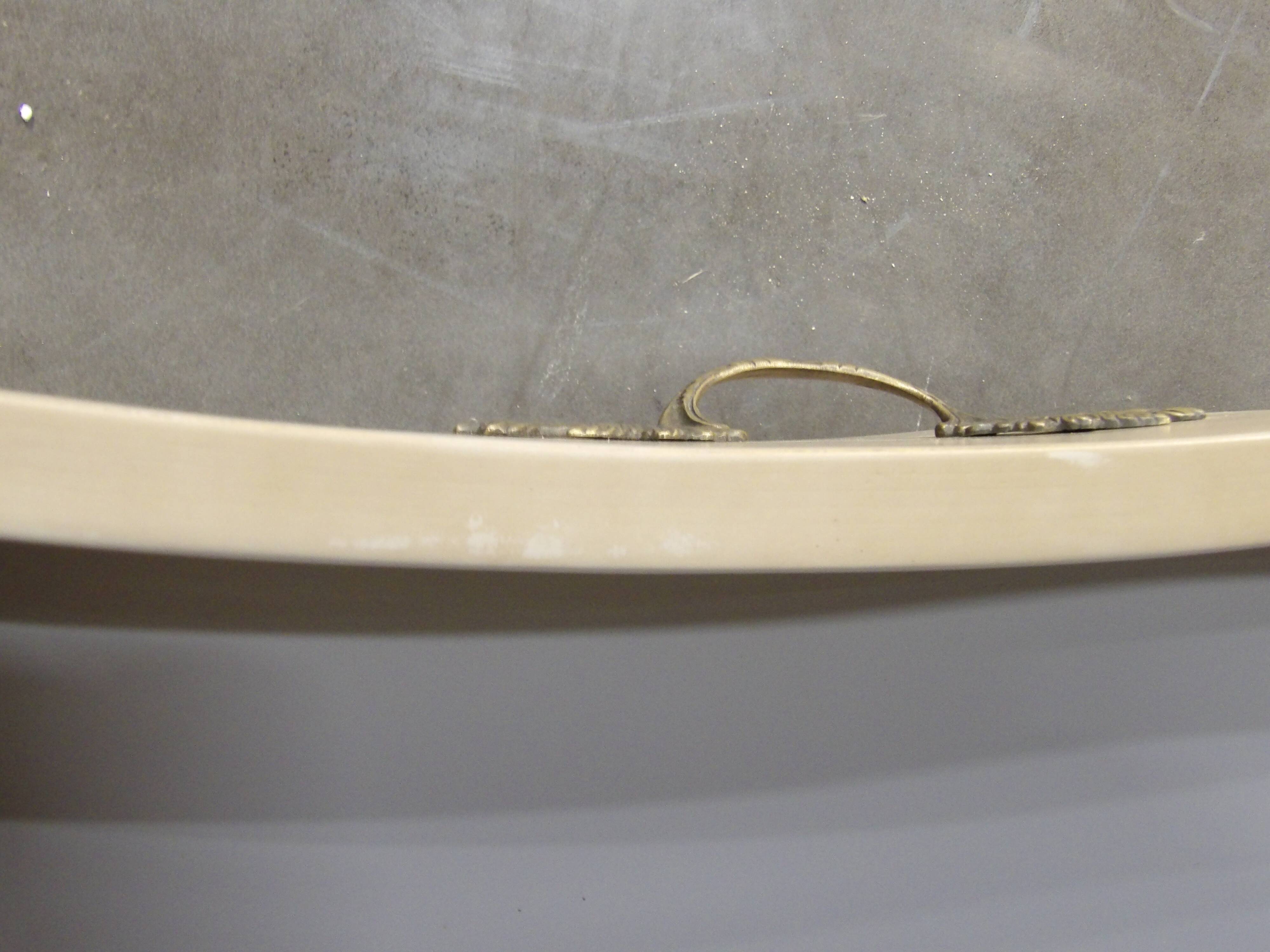 Wooden TV cabinet, 1 drawer, 2 storage spaces, Taupe patina