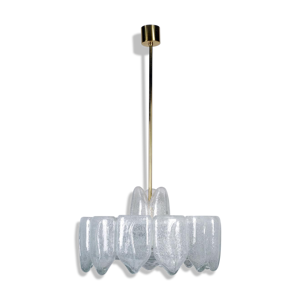 Suspension en verre glacé de Doria