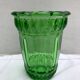 Former Vase ART DECO Style AVEN Glass Green Mold Vintage Decoration