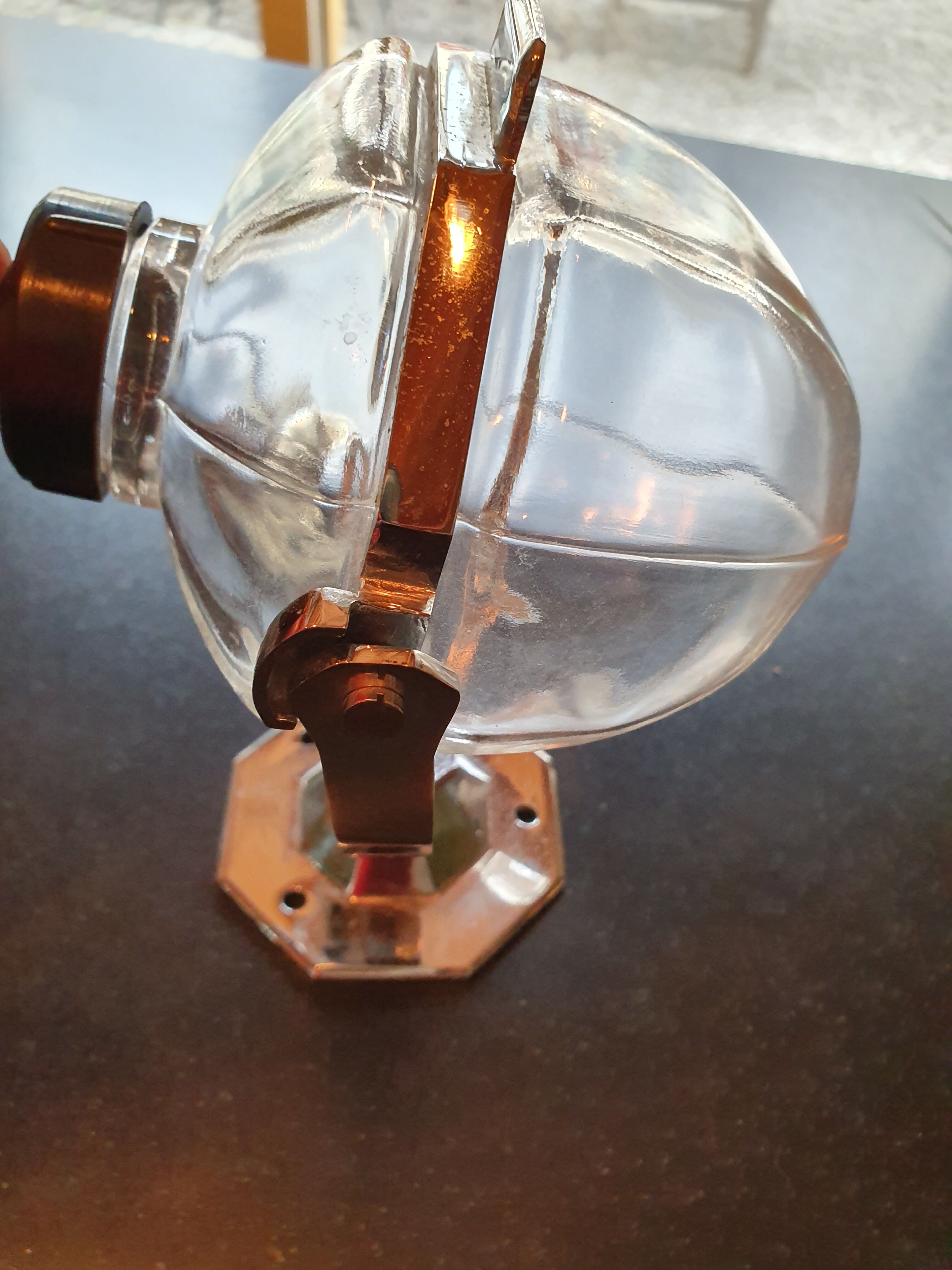 Art deco soap dispenser