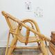 Shell chair or rattan basket for children