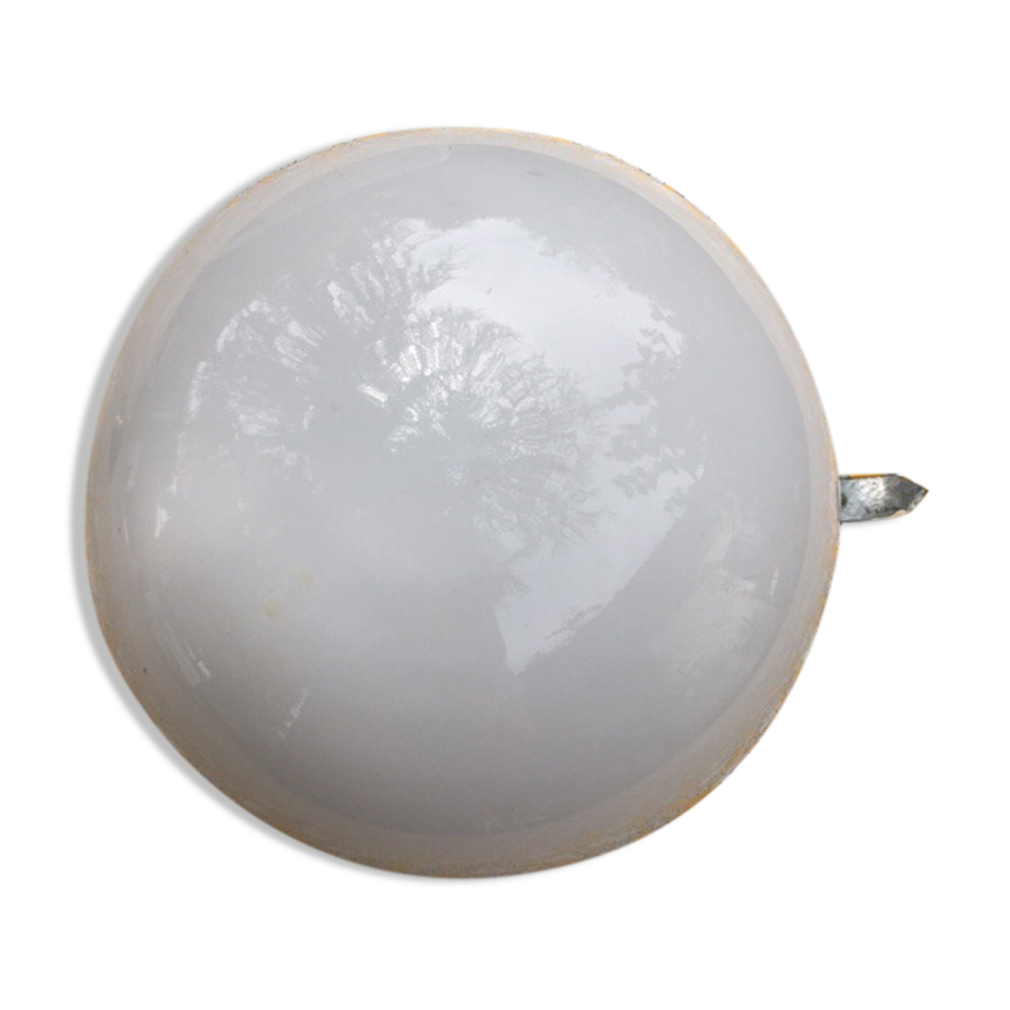 White opaline globe
